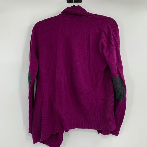 STYLUS Women's Purple Cardigan with Gray Accents - Picture 8 of 9
